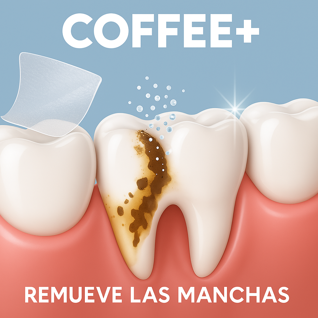 Tiras blanqueadoras COFFEE+