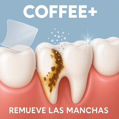 Tiras blanqueadoras COFFEE+